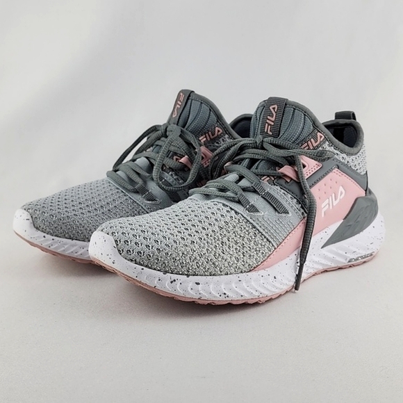 FILA Women's Memory Ultra Realmspeed 20 Energized Running Sneaker Pink Grey Sz 6 - Picture 1 of 15